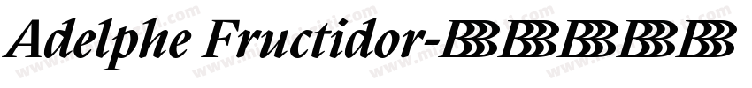 Adelphe Fructidor字体转换